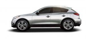 Молдинги на двери крашенные в цвет кузова для Infiniti QX50 2013-